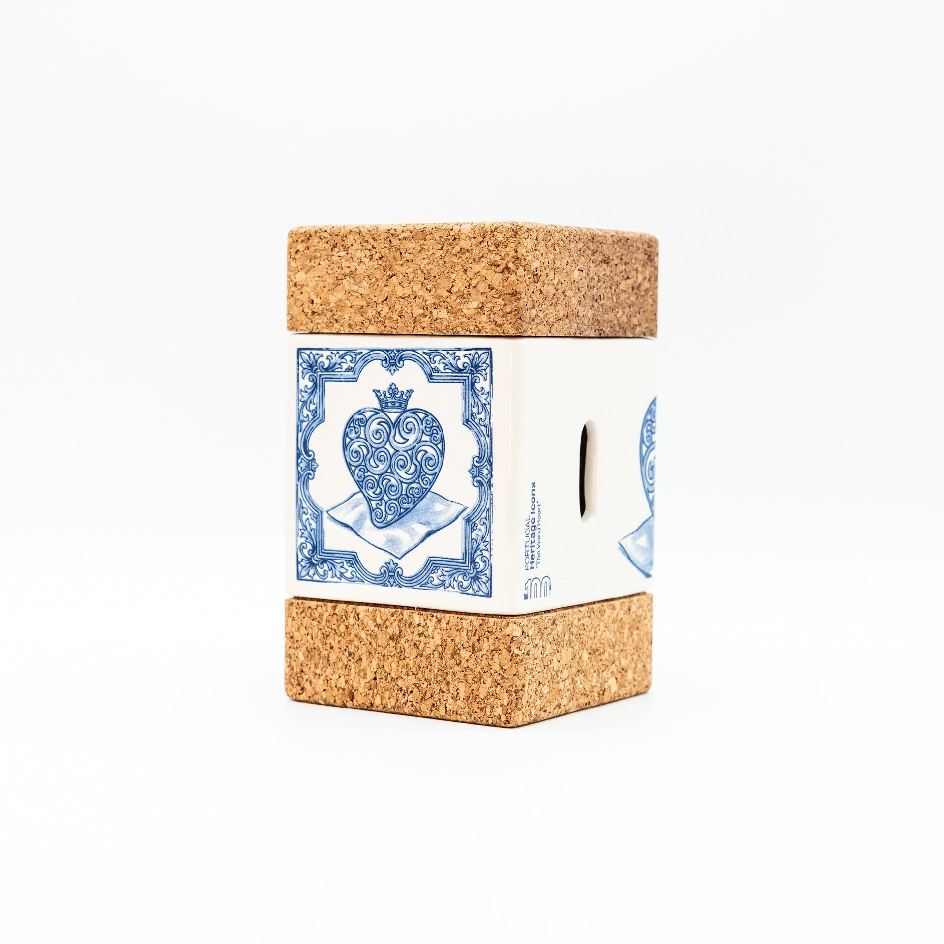 Cube 2 Lids The Viana Heart Tile - Tawny
