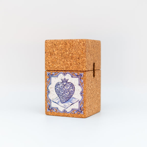 Cube Cork The Viana Heart Tile - Olive Oil