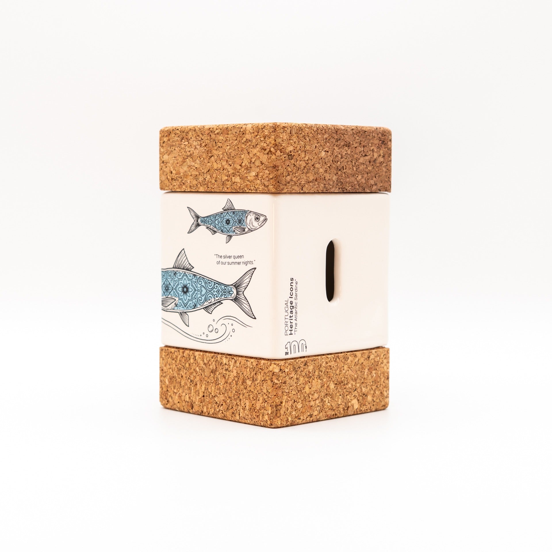 Cube 2 Lids The Atlantic Sardine Linear - Sea Salt