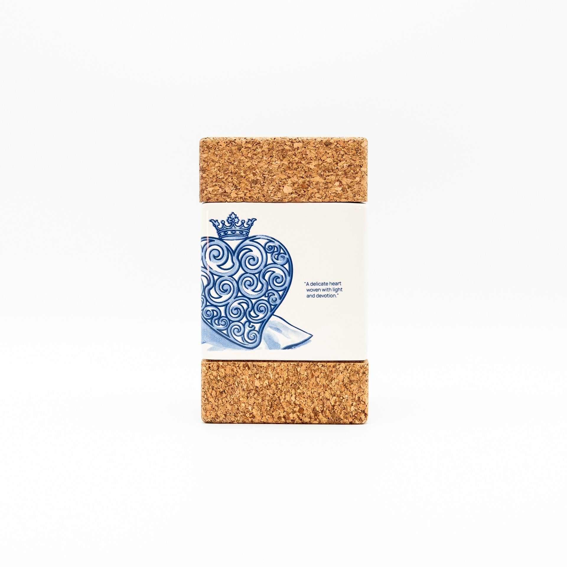 Cube 2 Lids The Viana Heart Tile - Tawny