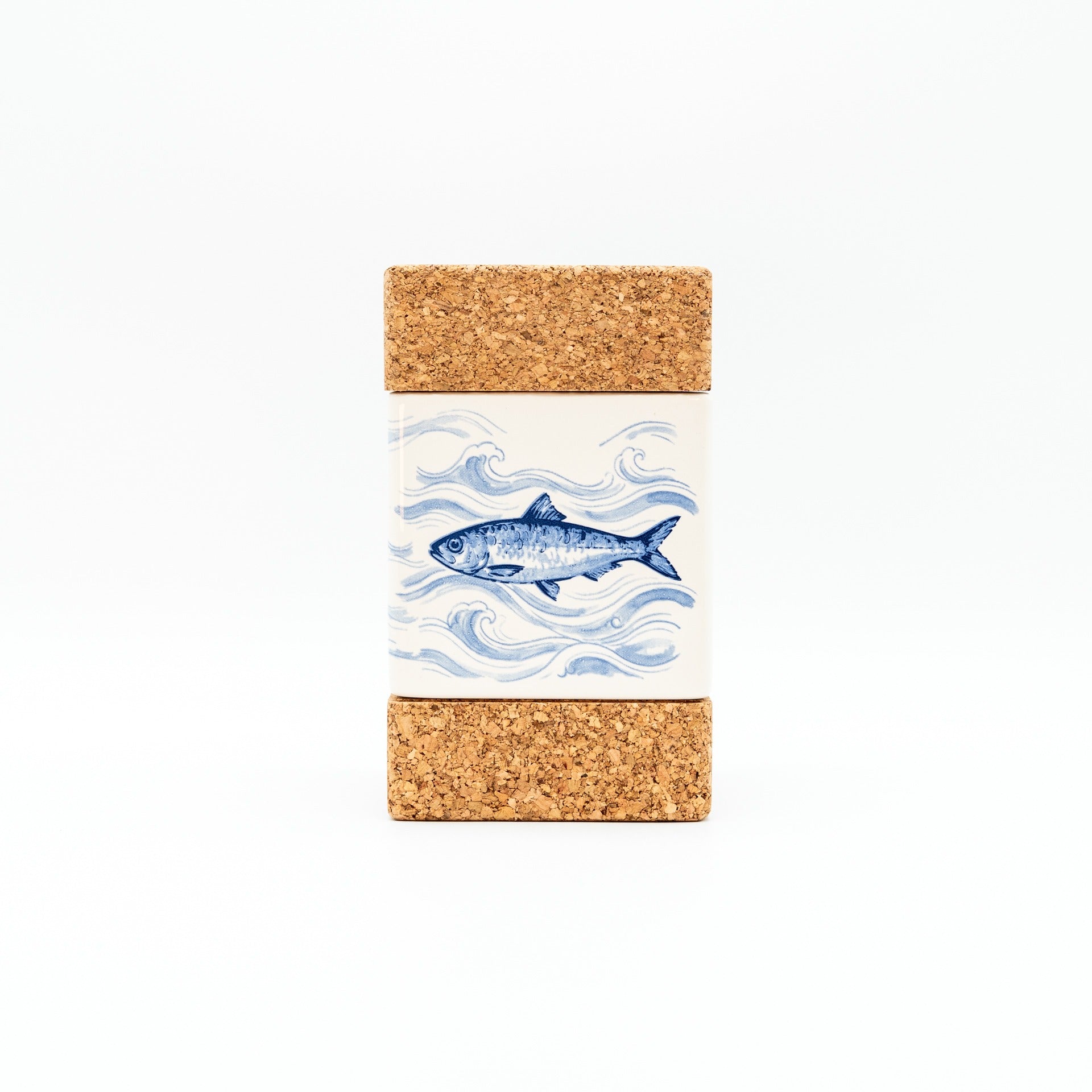 Cube 2 Lids The Atlantic Sardine Tile - Tawny
