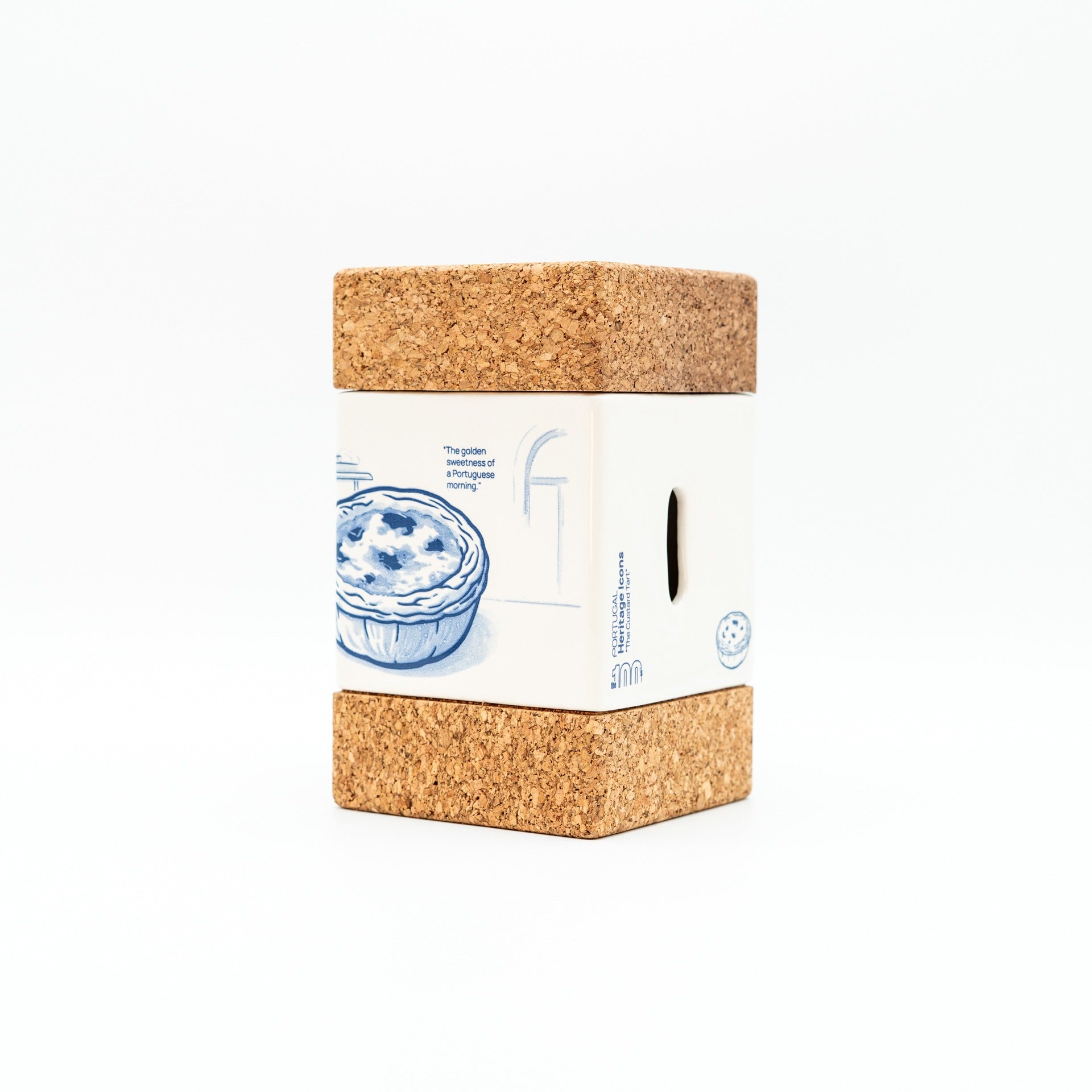 Cube 2 Lids The Custard Tart Tile - Candle 70g