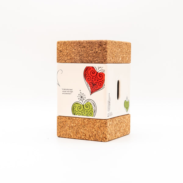 Cube 2 Lids The Viana Heart Linear - Heritage Tea