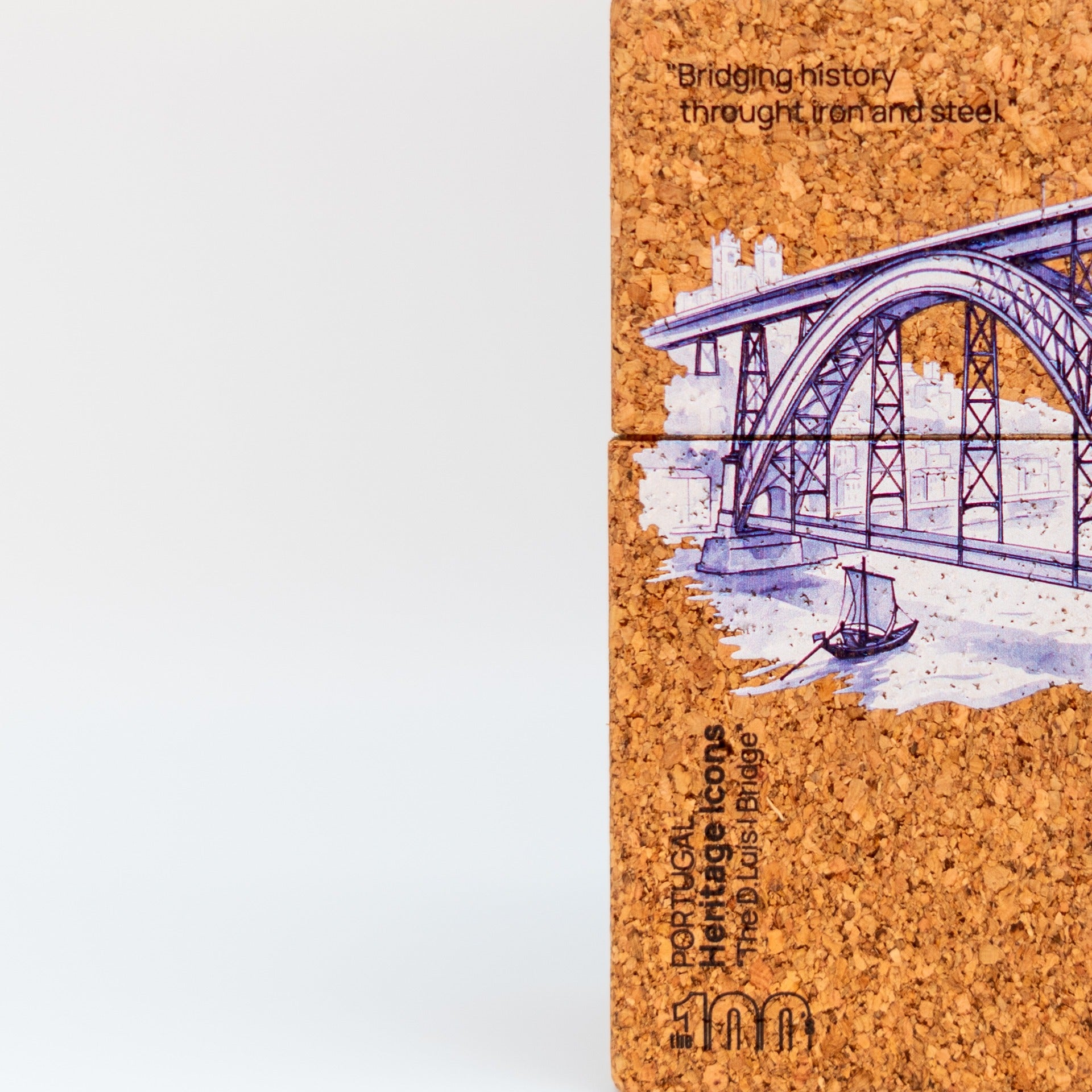Cube Cork The D. Luís I Bridge Tile - Honey