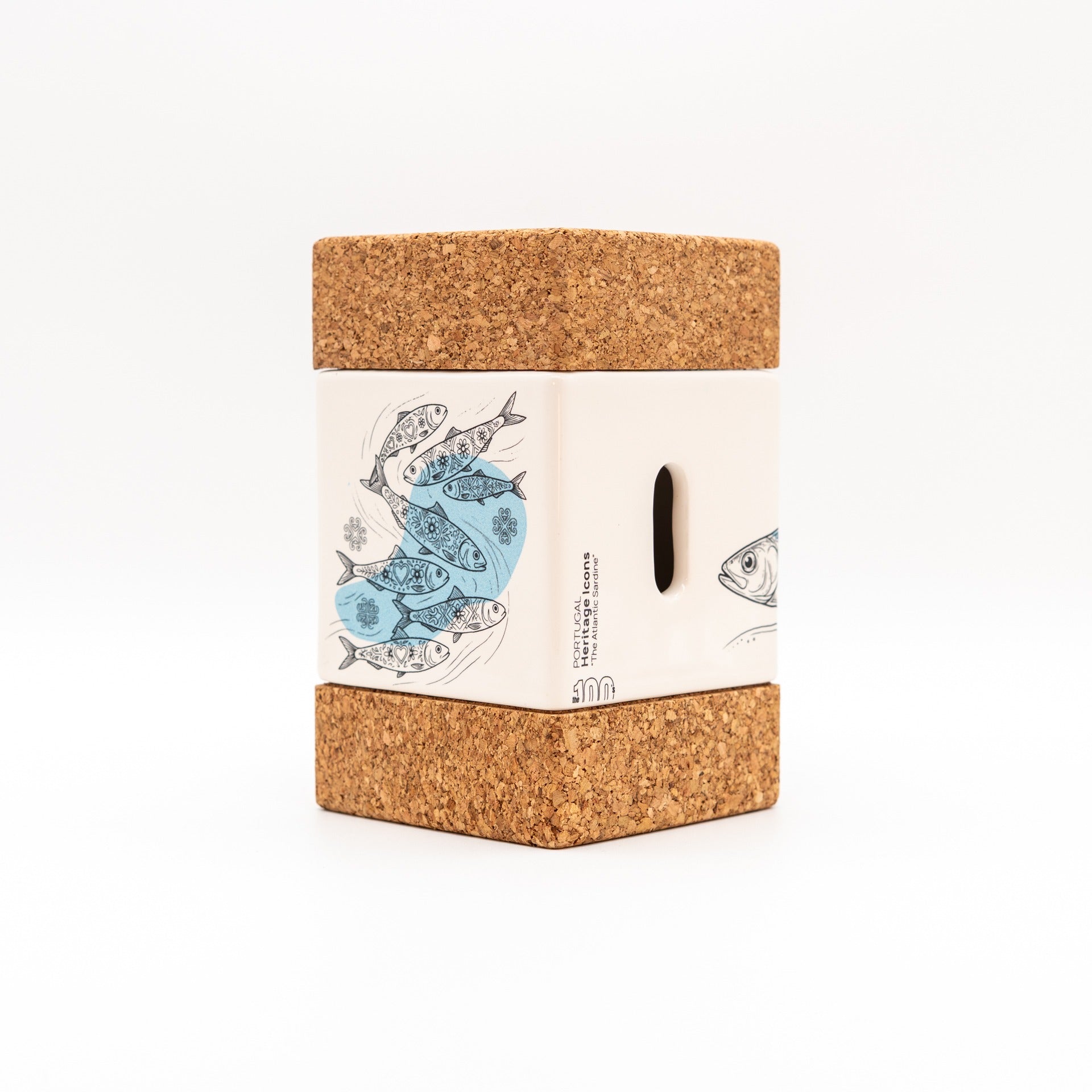 Cube 2 Lids The Atlantic Sardine Linear - Sea Salt