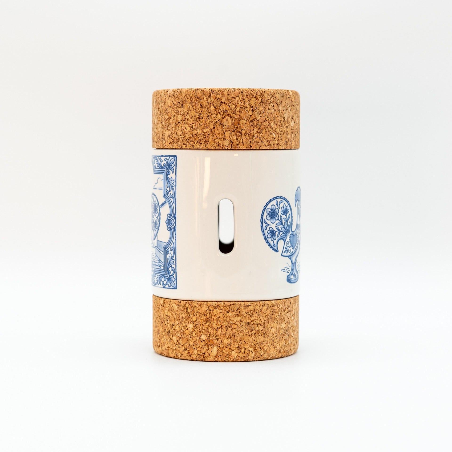 Cylinder 2 Lids The Barcelos Rooster Tile - Herita