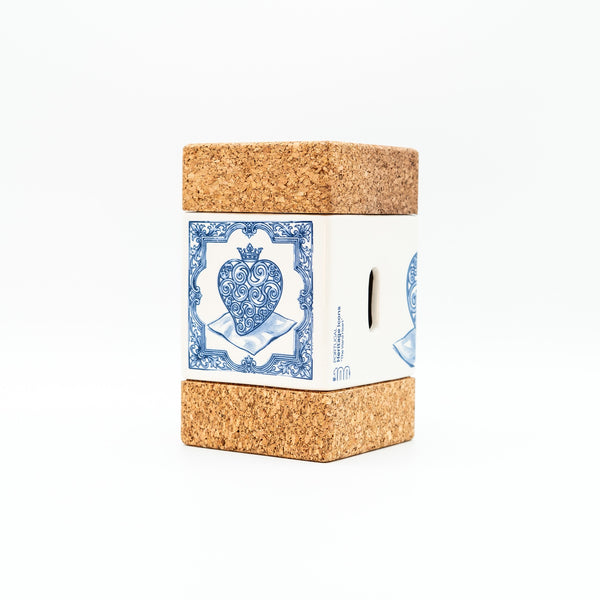 Cube 2 Lids The Viana Heart Tile - Tawny