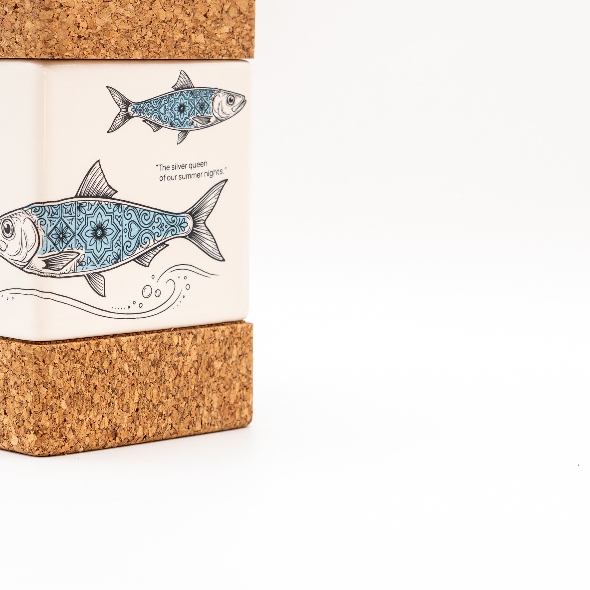 Cube 2 Lids The Atlantic Sardine Linear - Tawny
