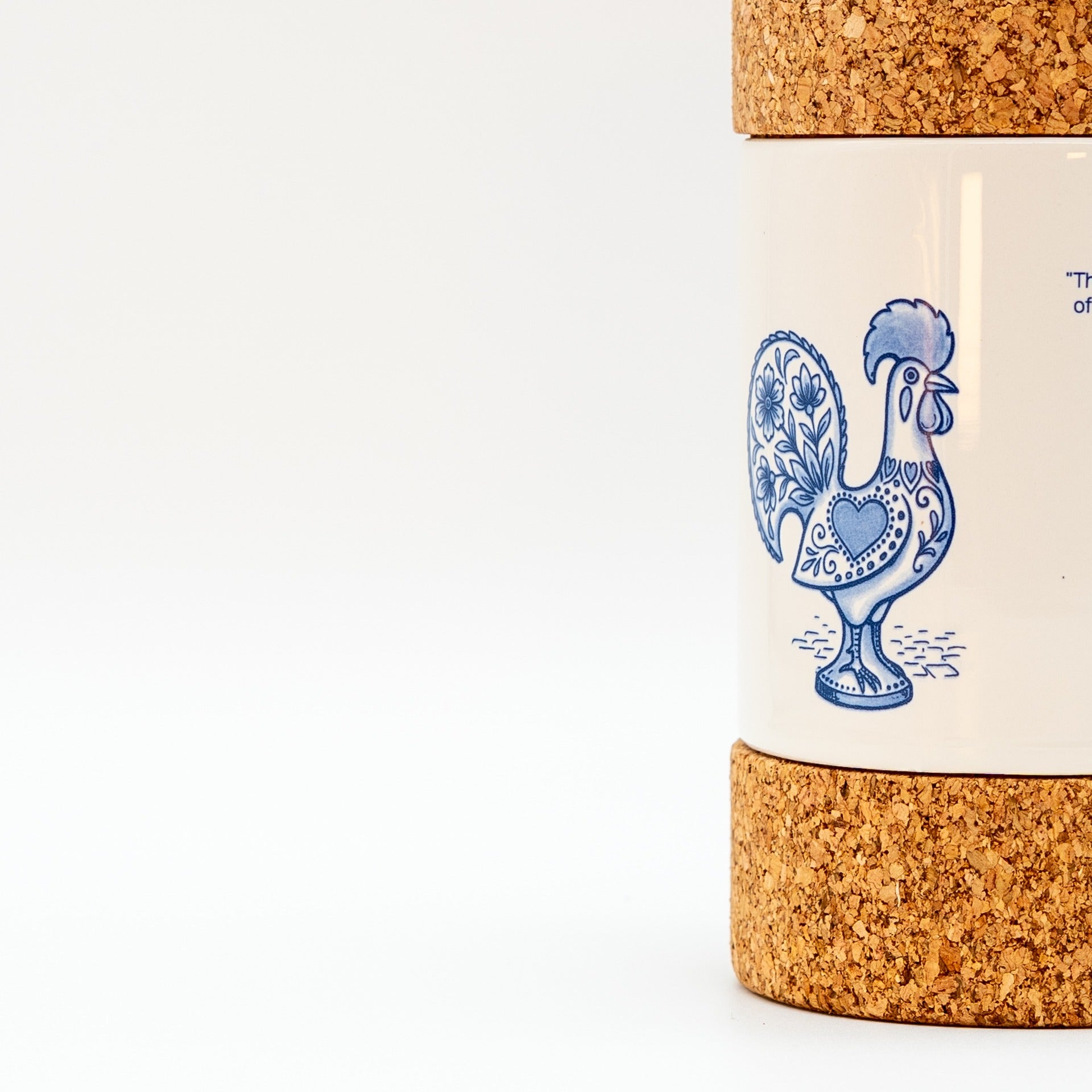 Cylinder 2 Lids The Barcelos Rooster Tile - Signature 10y