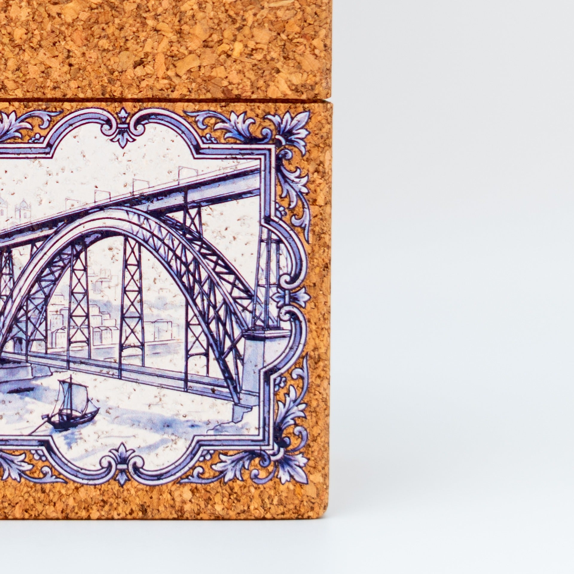 Cube Cork The D. Luís I Bridge Tile - Honey