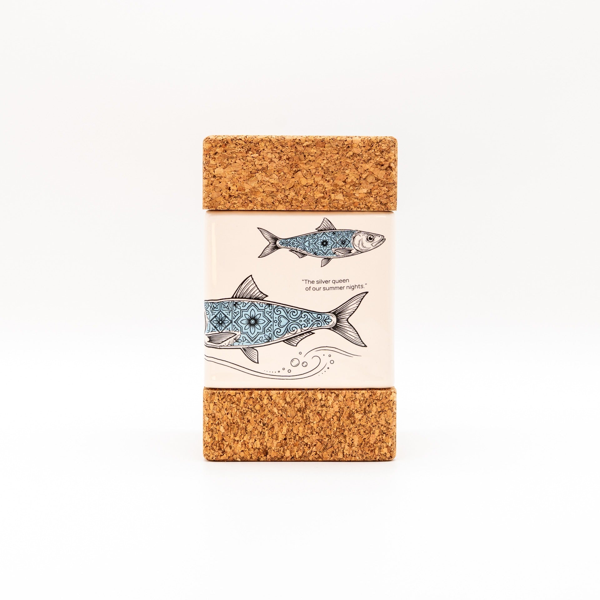 Cube 2 Lids The Atlantic Sardine Linear - Sea Salt