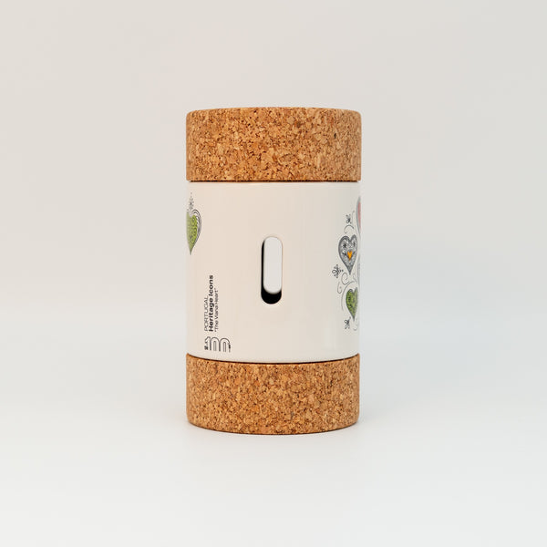 Cylinder 2 Lids The Viana Heart Linear - Olive Oil