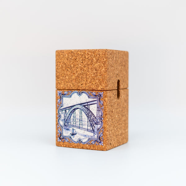 Cube Cork The D. Luís I Bridge Tile - Olive Oil